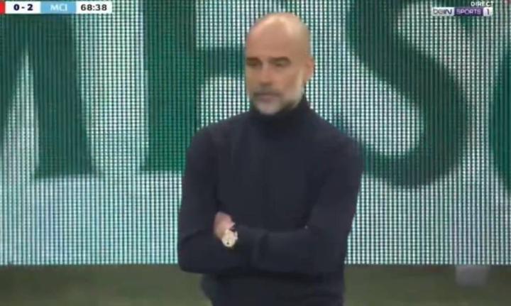  决赛场上技惊四座，谢尔基颠球引争议；瓜迪奥拉摇头无奈。 体育新闻