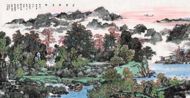 山水画革新方法论:阮江华笔墨实验的技术拆解与当代转化路径 书画藏品