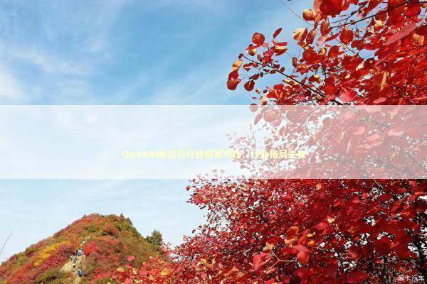 OpenAI融资后行业格局对比：行业格局生变 新闻