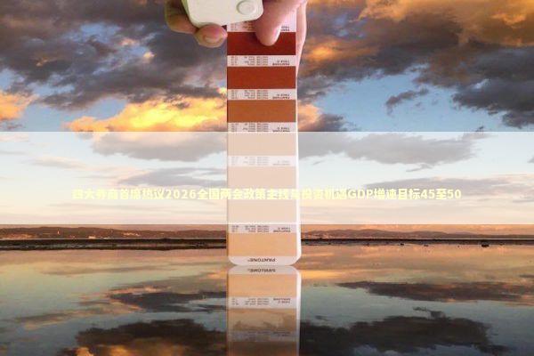 四大券商首席热议2026全国两会政策主线与投资机遇GDP增速目标45至50 新闻