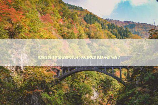 紧急提醒 1岁宝宝误呛乳牙50天肺炎家长肠子都悔青了 新闻